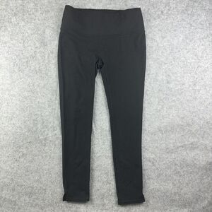 SPANX Leggings Womens M Black Cropped Capri Shaping Structured Classic Basic*